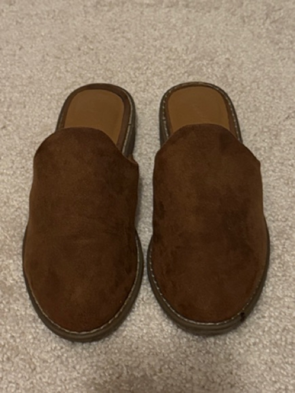 Universal Thread Brown Suede Slip-On Women's Mule